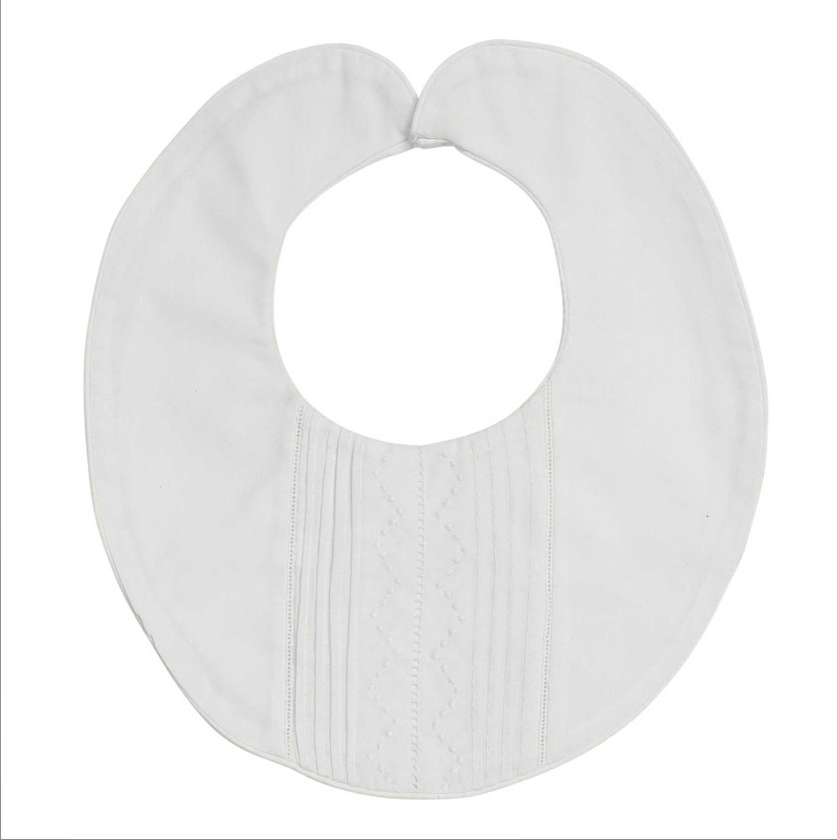 Pintucked Bib